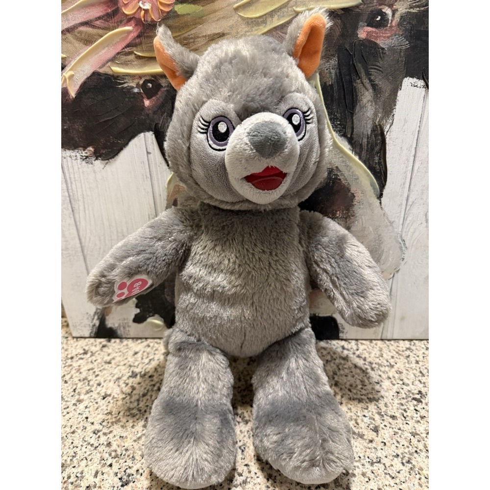 Build A Bear Great Wolf Lodge Violet The Wolf Plush Stuffed Animal